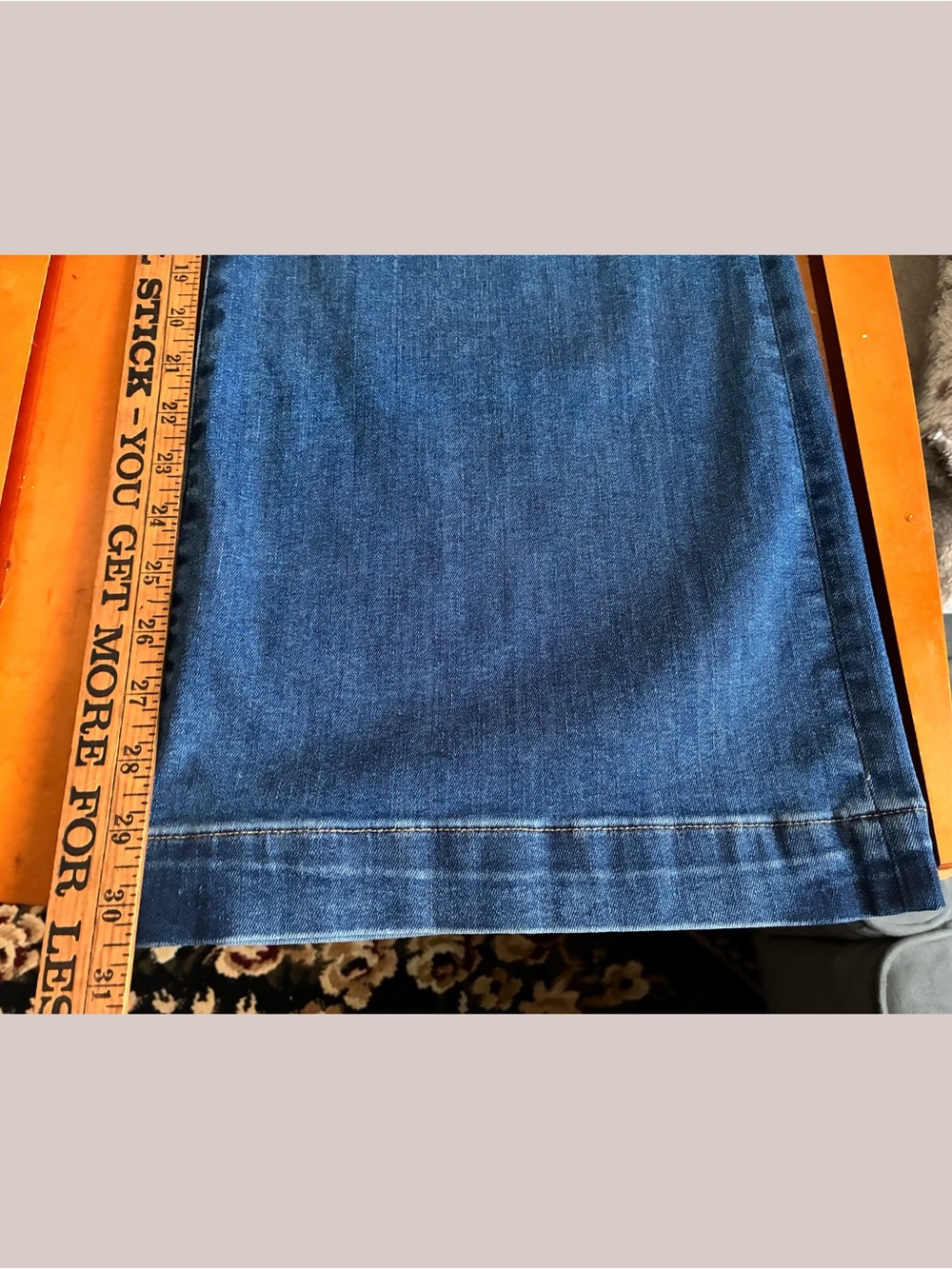 Everlane high key jean wide-leg high rise stretch women’s 30r indigo y2k retro - Picture 9 of 13